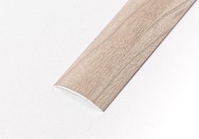 Порог (стык) Русский профиль  разноуровневый декорированный, 20*2700 мм, Дуб жемчужный